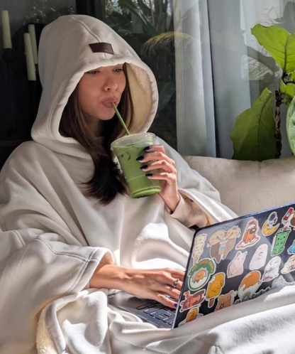 Zenaa™ Cloud Hoodie Deken - Oversized Fleece